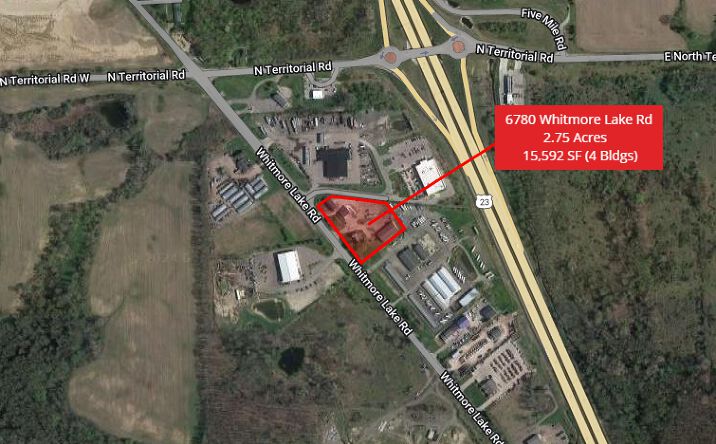 Pictures of Industrial property located at 6780 Whitmore Lake Rd, Whitmore Lake, MI 48189 for sales - image #1