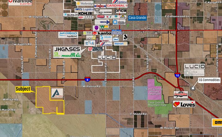 Pictures of Land property located at I-8 & Montgomery Road, Casa Grande, AZ 85193 for sales - image #1
