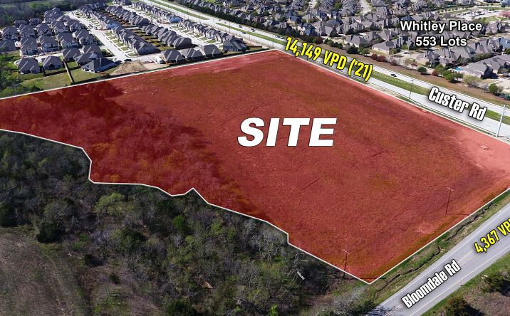 Pictures of Land property located at 6273 Bloomdale Rd, McKinney, TX 75071 for sales - image #1