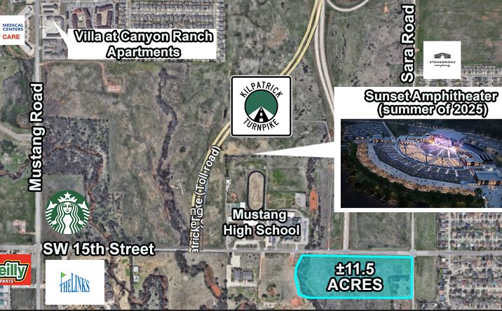 Pictures of Land property located at 1801 S Sara Rd, Yukon, OK 73099 for sales - image #1