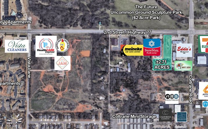 Pictures of Land property located at 2nd Street and Coltrane Road, Edmond, OK 73034 for sales - image #1