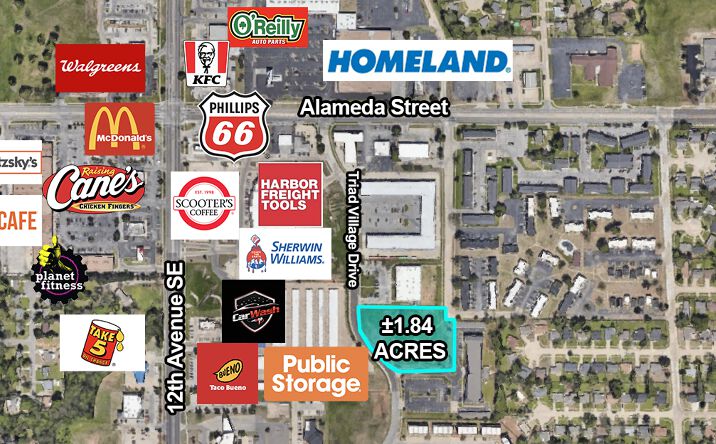Pictures of Land property located at Alameda Street and 12th Ave, Norman, OK 73071 for sales - image #1