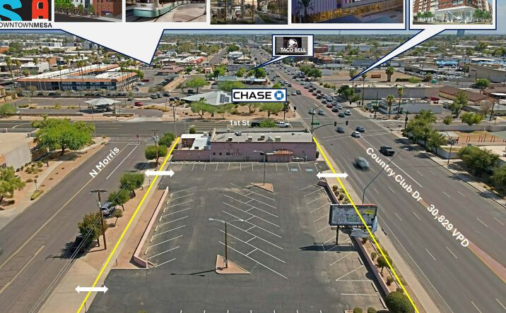 Pictures of Land, Mixed Use, Multifamily, Office, Retail property located at 105 N Country Club Drive, Mesa, AZ 85201 for sales - image #1