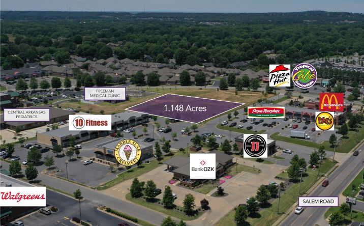 Pictures of Land property located at 635 Salem Rd, Conway, AR 72034 for sales - image #1