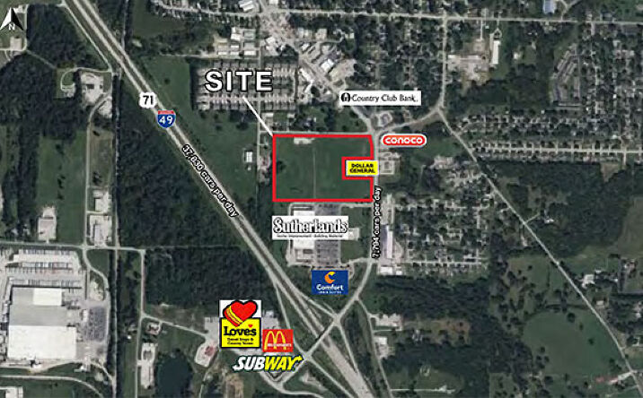 Pictures of Land property located at 1804-2004 S Commercial St, Harrisonville, MO 64701 for sales - image #1