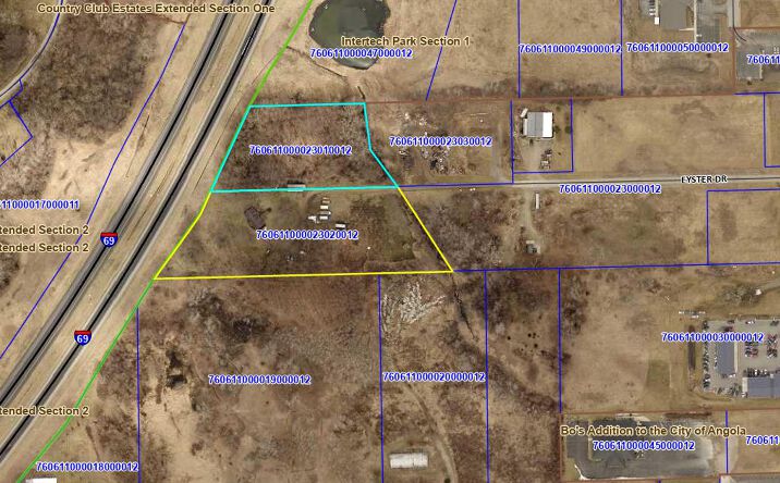 Pictures of Land property located at 595 Eyster Drive, Angola, IN 46703 for sales - image #1