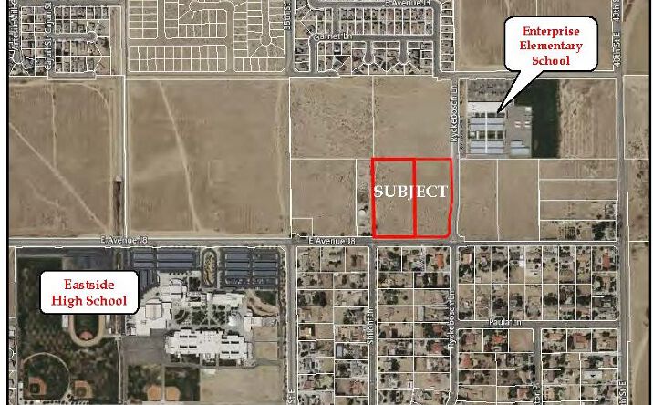 Pictures of Land property located at E Avenue J 8 / Ryckebosch Ln, Lancaster, CA, Lancaster, CA 93535 for sales - image #1
