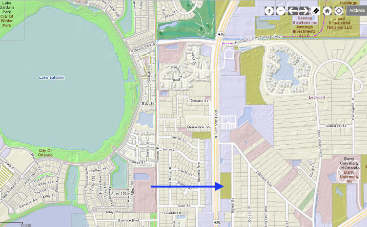 Pictures of Land property located at 1427 N Semoran Blvd, Orlando, FL 32807 for sales - image #1