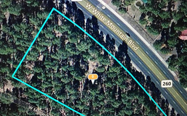 Pictures of Land property located at 21256061A W White Mountain Boulevard, Pinetop-Lakeside, AZ 85929 for sales - image #1