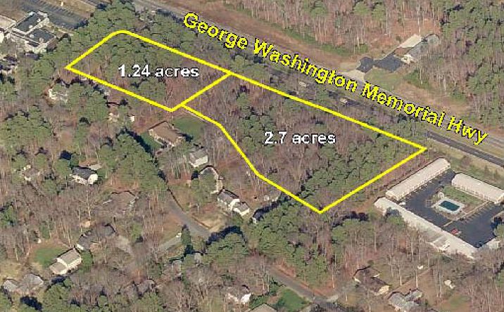 Pictures of Land property located at 8901 & 9009 George Washington Memorial Hwy, Yorktown, VA 23690 for sales - image #1