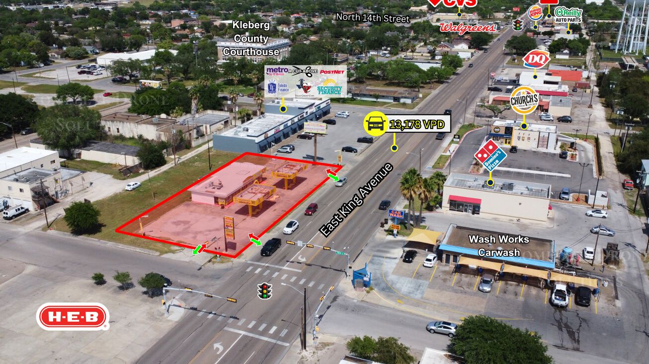 Pictures of Retail property located at 606 E King Ave, Kingsville, TX 78363 for sales - image #1