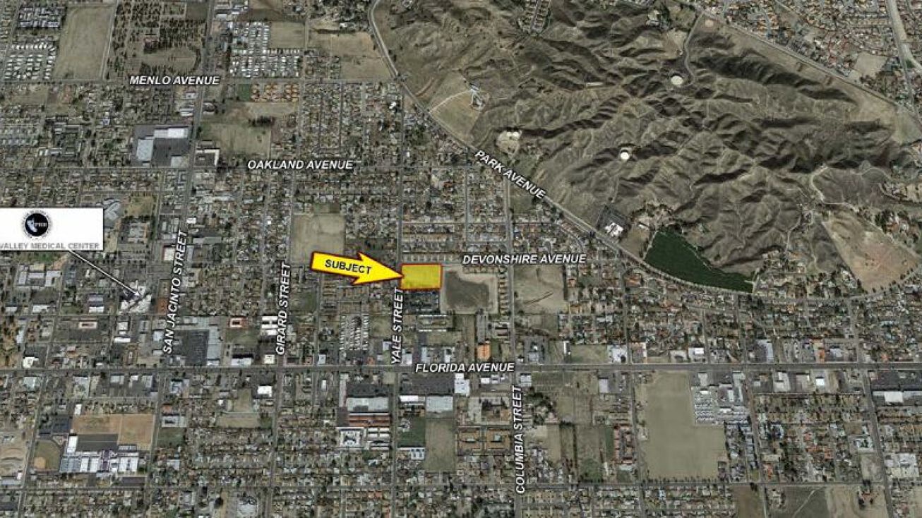 SEC East Devonshire Avenue & Yale Street, Hemet, CA 92544 Land for