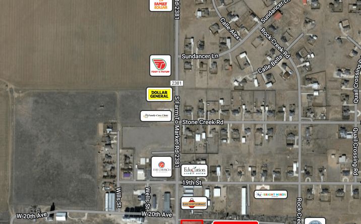 Pictures of Land property located at NEC I-40 & Simmons Rd/FM 2381, Bushland, TX 79124 for sales - image #1