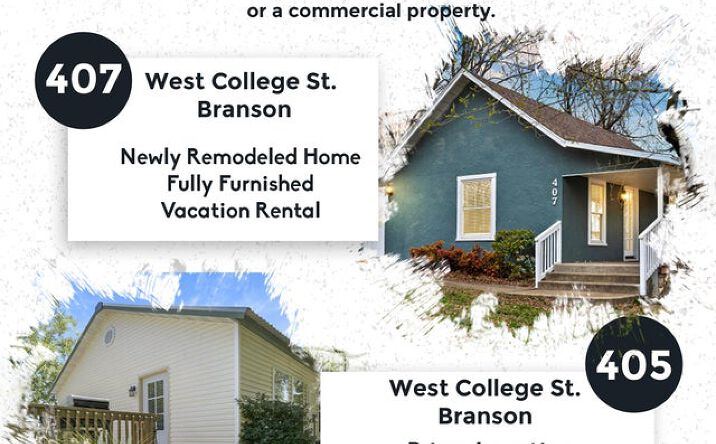 Pictures of Mixed Use property located at 405 & 407  West College Street Branson, Branson, MO 65616 for sales - image #1