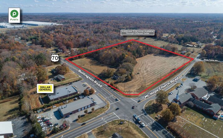 Pictures of Land property located at 5200 Burlington Rd, McLeansville, NC 27301 for sales - image #1