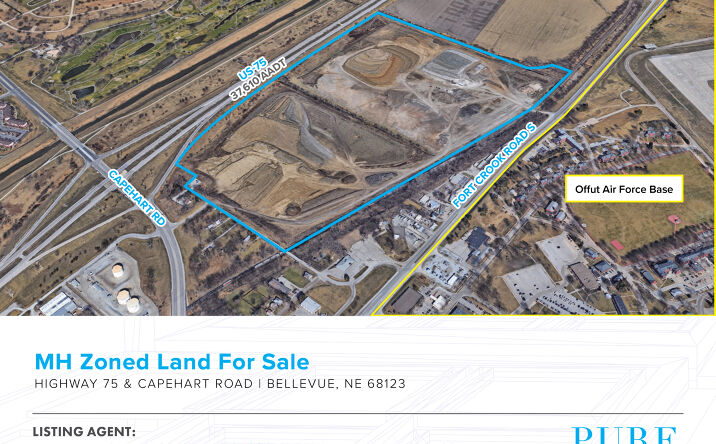 Pictures of Land property located at HWY 75 & Capehart Rd, Bellevue, NE, USA, Bellevue, NE 68123 for sales - image #1