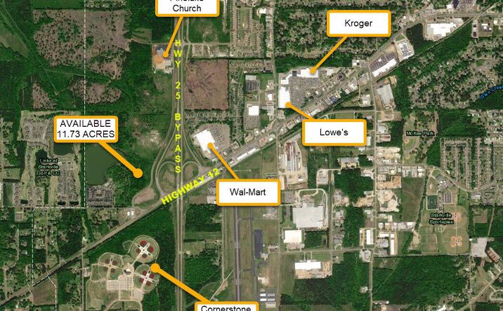 Pictures of Land property located at W Side of Hwy 25 / Carter Blvd, Starkville, MS 39759 for sales - image #1