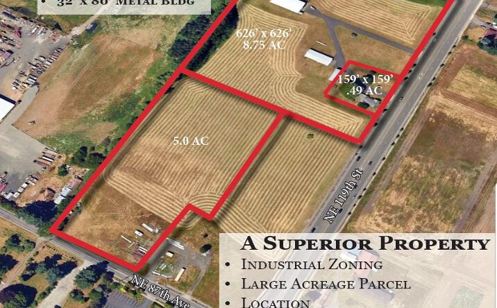 Pictures of Industrial, Land property located at 8315 NE 119th St, Vancouver, WA 98662 for sales - image #1