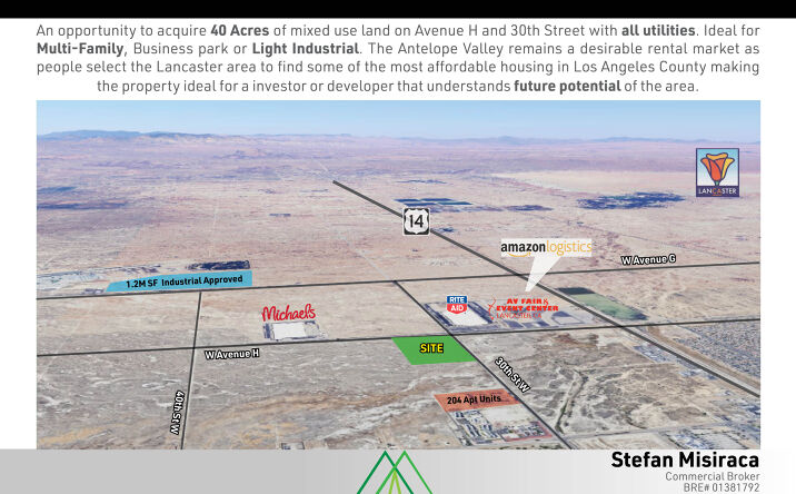 Pictures of Land property located at 3001 W Ave H, Lancaster, CA 93536 for sales - image #1