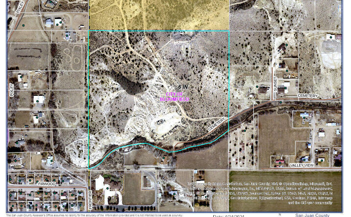 Pictures of Land property located at XX CEMETERY Road, Bloomfield, NM 87413 for sales - image #1