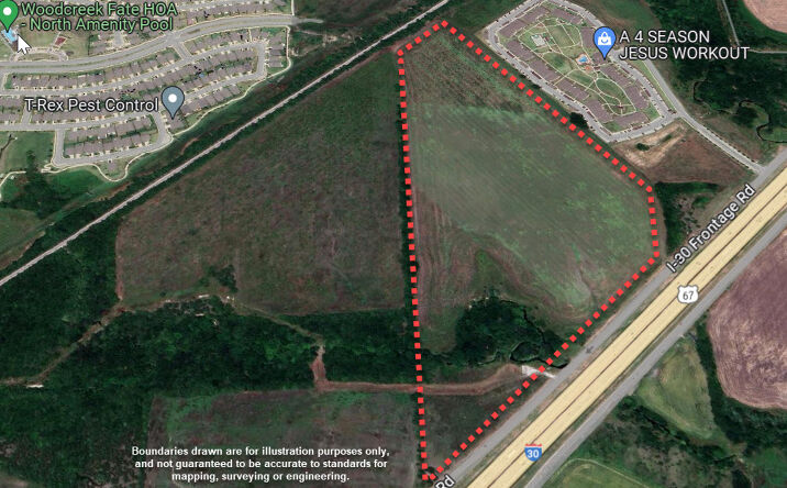 Pictures of Land property located at TBD I-30 W. Frontage Rd Royse City, TX, Greenville, TX 75402 for sales - image #1