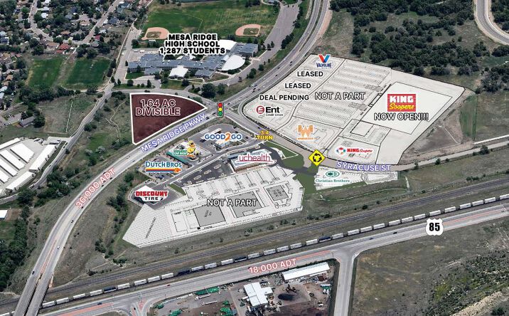 Pictures of Land property located at NWC Mesa Ridge Parkway & Syracuse Street, Fountain, CO 80911 for sales - image #1