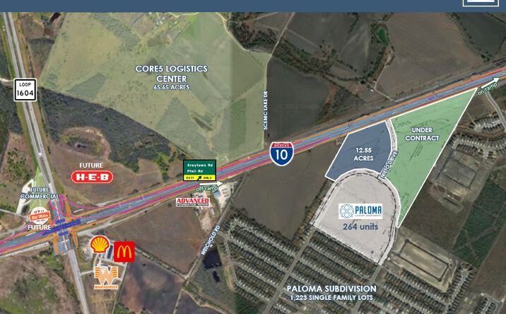 Pictures of Land property located at IH-10 and N Loop 1604 E, Converse, TX 78109 for sales - image #1