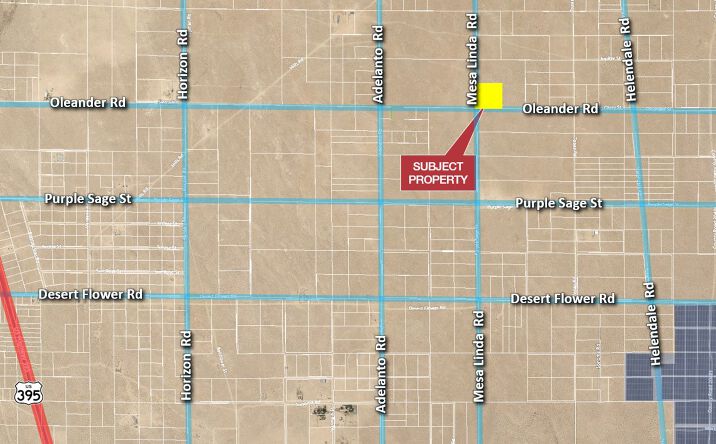 Pictures of Land property located at Oleander St 10, Adelanto, CA 92301 for sales - image #1