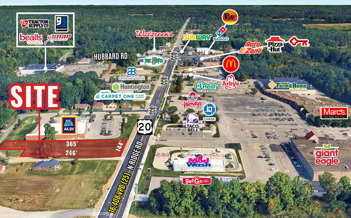 Pictures of Land property located at 6521 N Ridge Rd, Madison, OH 44057 for sales - image #1