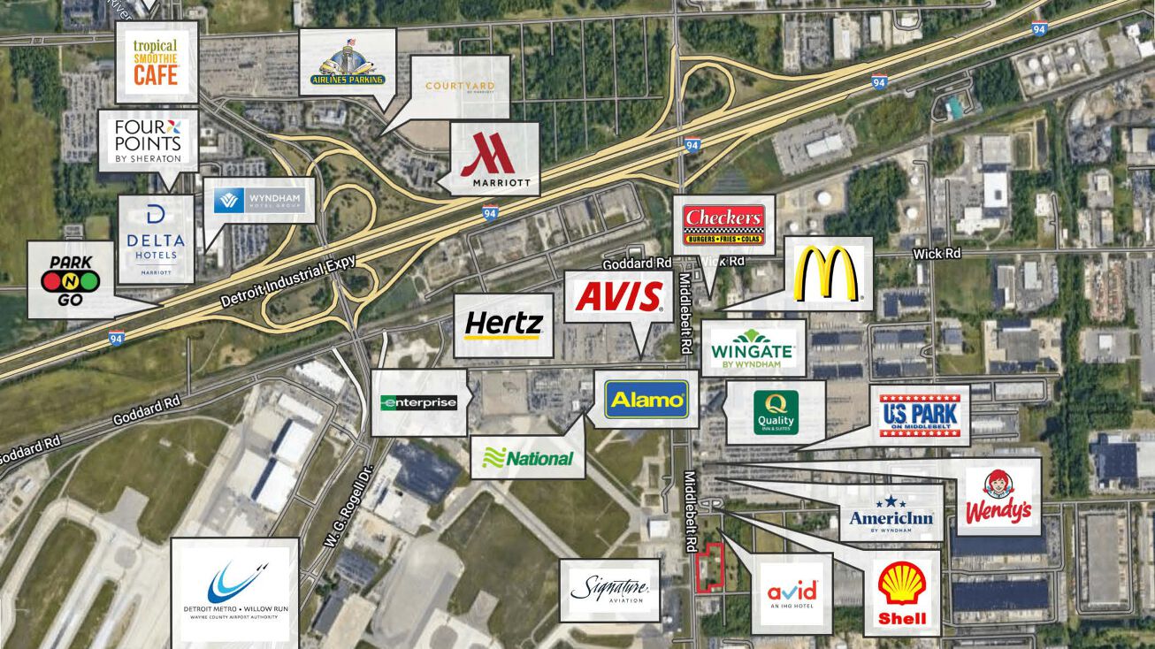 10255 Middlebelt Rd, Romulus, MI 48174