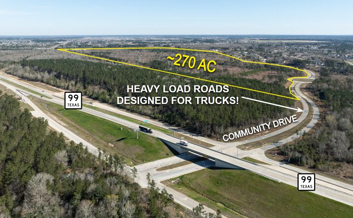 Pictures of Industrial, Land property located at Community Dr, Cleveland, TX 77327 for sales - image #1