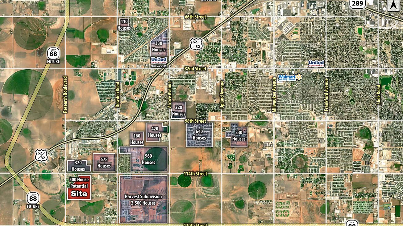 SWC 20th St & Flint Ave, Wolfforth, TX 79382