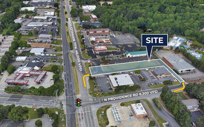 Pictures of Land property located at 8212 Midlothian Tpke, Richmond, VA 23235 for sales - image #1