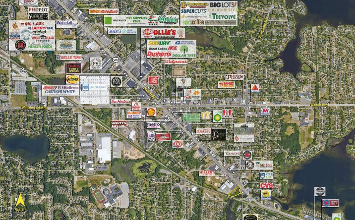 Pictures of Land property located at 4315 Dixie Hwy, Waterford Township, MI 48329 for sales - image #1