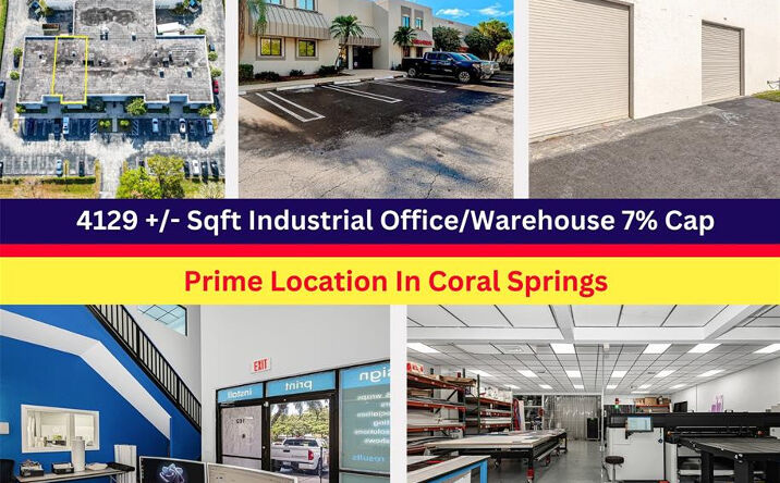 Pictures of Industrial property located at 3650 Coral Ridge Drive, Coral Springs, FL 33065 for sales - image #1