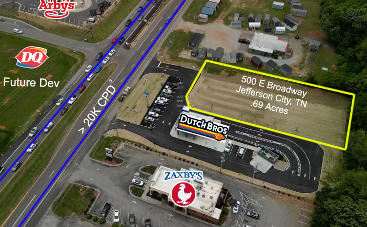 Pictures of Retail property located at 500 E Broadway Blvd, Jefferson City, TN 37760 for sales - image #1