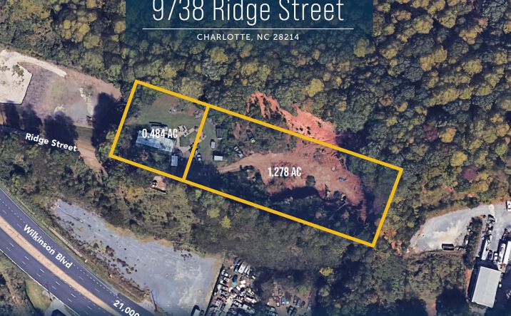 Pictures of Land property located at 9738 Ridge St, Charlotte, NC 28214 for sales - image #1