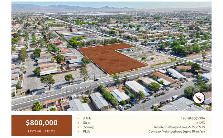 Pictures of Land property located at 1851 N Walnut Rd, Las Vegas, NV 89115 for sales - image #1