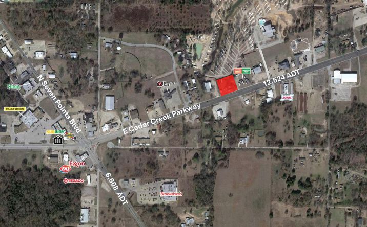 Pictures of Land property located at E Cedar Creek Pkwy, Seven Points, TX 75143 for sales - image #1