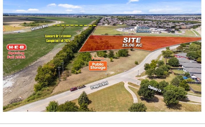 Pictures of Land property located at Irongate Blvd & Chelsea Ln, Forney, TX 75126 for sales - image #1