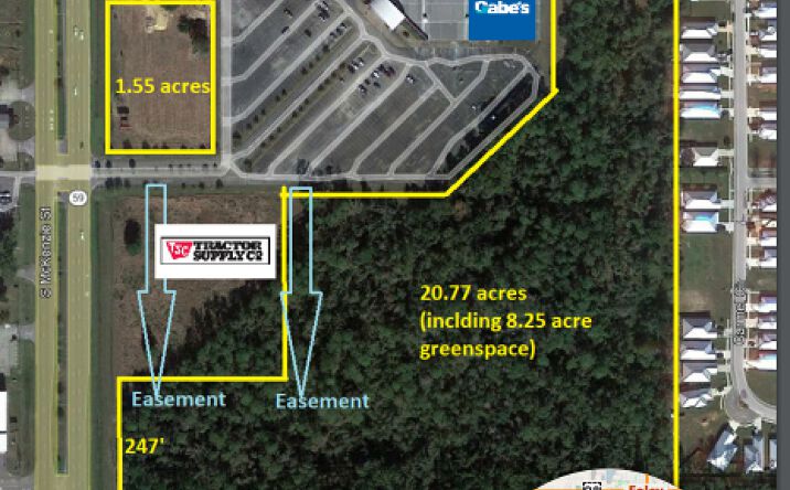 Pictures of Land property located at Hwy 59 and Keller Road  Tract 1B, Foley, AL 36535 for sales - image #1