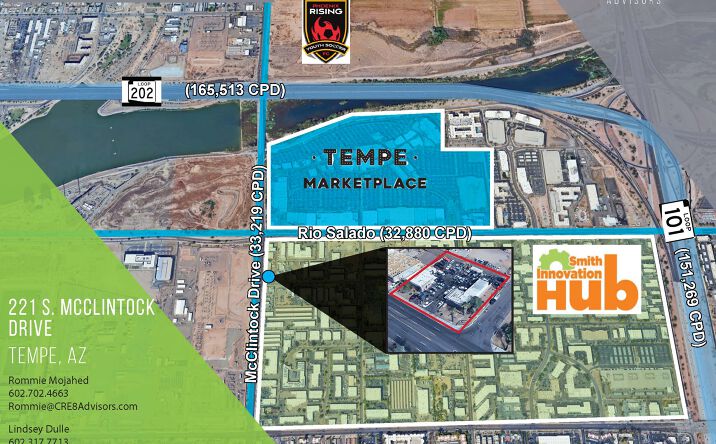 Pictures of Retail property located at 221 S McClintock Dr, Tempe, AZ 85288 for sales - image #1
