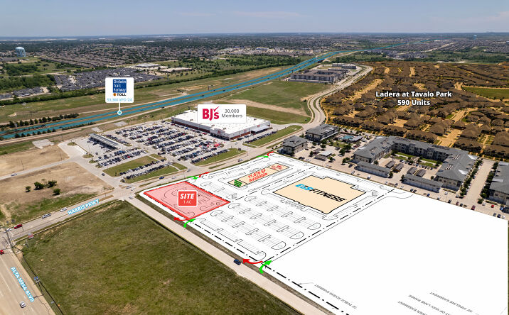 Pictures of Retail, Land property located at SWC Altamesa Rd & Chisholm Trail Pkwy, Fort Worth, TX 76132 for sales - image #1