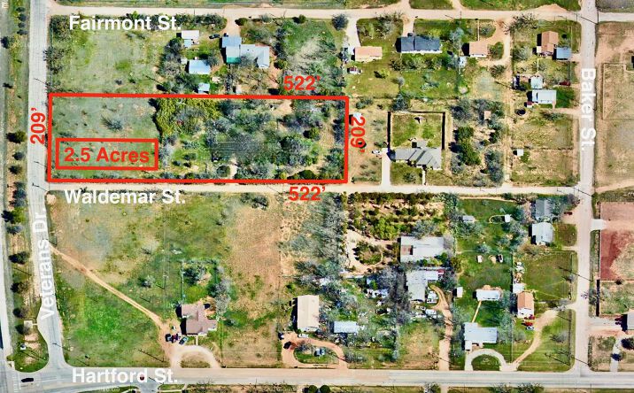 Pictures of Land property located at 6216 Waldemar St, Abilene, TX 79605 for sales - image #1