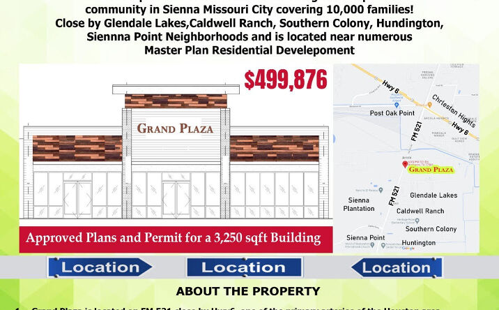 Pictures of Retail property located at 6713 FM 521 Rd, Houston, TX 77030 for sales - image #1