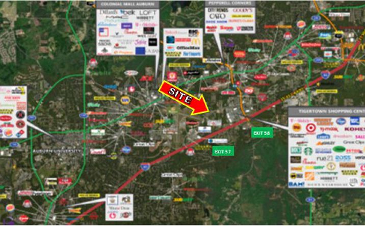 Pictures of Land property located at 2800 Frederick Rd, Opelika, AL 36801 for sales - image #1