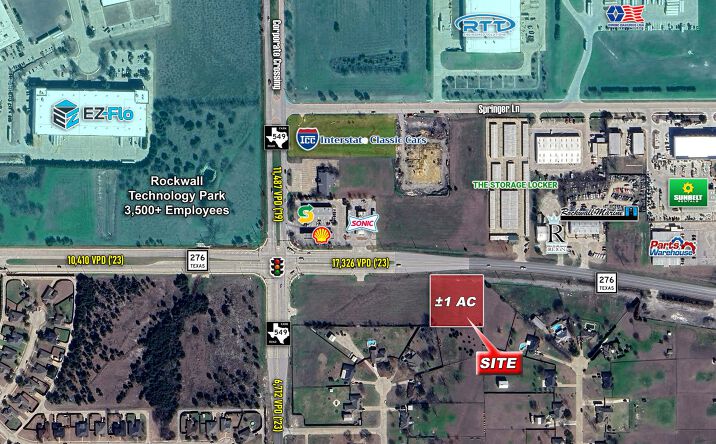 Pictures of Land property located at SEQ of Highway 276 & FM-549, Rockwall, TX 75032 for sales - image #1