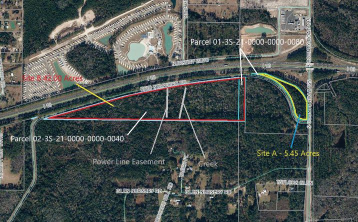 Pictures of Land property located at 9664 Nursery Rd Blvd, Glen Saint Mary, FL 32040 for sales - image #1