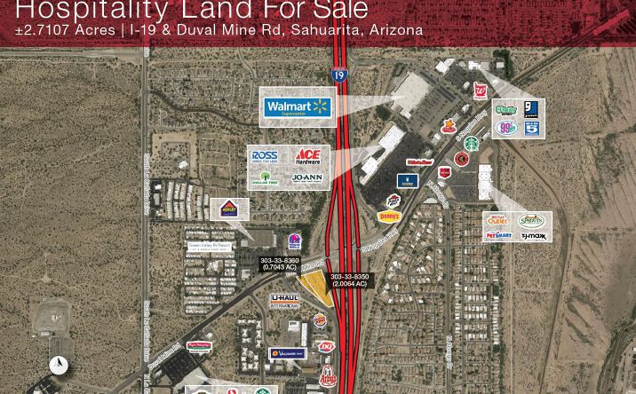 Pictures of Land property located at I-19 & Duval Mine Rd, Sahuarita, AZ 85614 for sales - image #1
