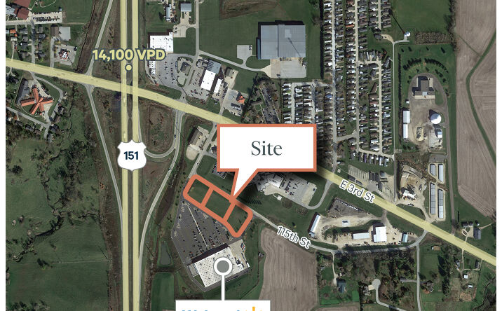 Pictures of Land, Office, Retail property located at 101 115th St, Anamosa, IA 52205 for sales - image #1
